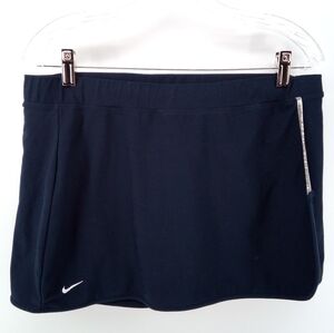 Nike Fit Dry Golf Tennis Skort Navy Blue XL 16 18 Small Key Pocket Athleasure